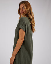 Load image into Gallery viewer, Allison Tee Dress Khaki