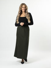 Load image into Gallery viewer, Avalon Skirt Khaki Green