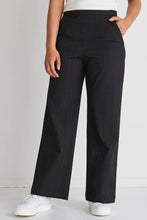 Load image into Gallery viewer, Best Life Charcoal Pinstripe Pant