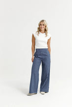 Load image into Gallery viewer, Sawyer Pant Navy Stripe