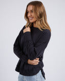 Load image into Gallery viewer, Farrah Long Sleeve Navy