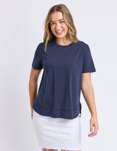 Load image into Gallery viewer, Farrah Short Sleeve Tee Navy
