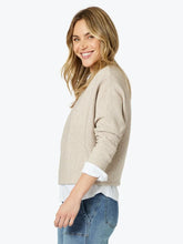 Load image into Gallery viewer, Carmen Batwing Knit Natural