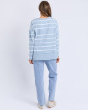 Load image into Gallery viewer, Jayne Stripe Throw On Sky