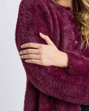 Load image into Gallery viewer, Kenny Buttonb Cardi Wine