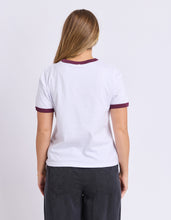 Load image into Gallery viewer, Polaroid Ringer Tee White