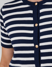 Load image into Gallery viewer, Rue Cardi Navy&White