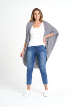 Load image into Gallery viewer, Santorini Cardigan Navy Stripe