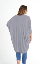 Load image into Gallery viewer, Santorini Cardigan Navy Stripe