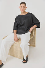 Load image into Gallery viewer, Studio Relaxed Top Ebony
