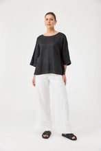 Load image into Gallery viewer, Studio Relaxed Top Ebony
