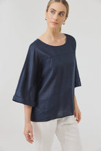 Load image into Gallery viewer, Studio Relaxed Top Navy
