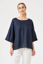 Load image into Gallery viewer, Studio Relaxed Top Navy
