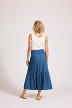 Load image into Gallery viewer, Melenia Denim Skirt Indigo
