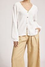 Load image into Gallery viewer, Artemis Knit Cardigan White

