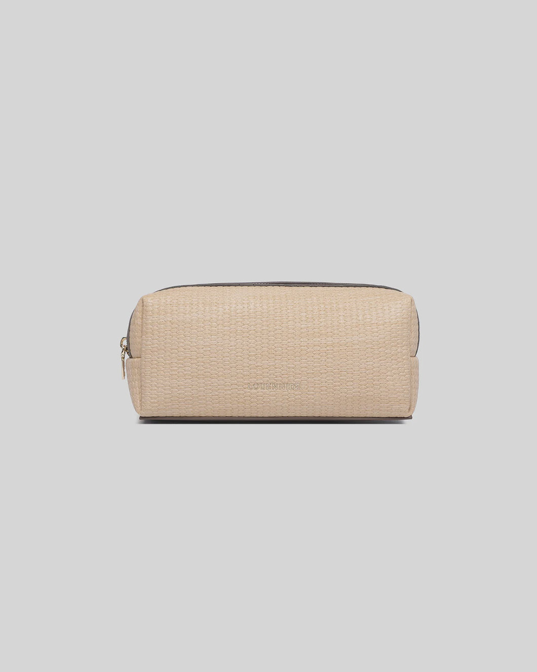 Brianna Makeup Bag Natural/Chocolate