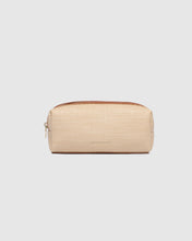 Load image into Gallery viewer, Brianna Makeup Bag Natural/Tan
