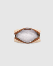 Load image into Gallery viewer, Brianna Makeup Bag Natural/Tan
