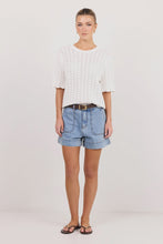 Load image into Gallery viewer, Kindly Mid Blue Pocket Front Denim Short
