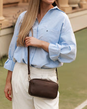 Load image into Gallery viewer, Bianca Cross Body Bag Chocolate
