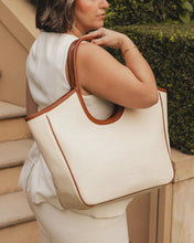 Load image into Gallery viewer, Alexandra Tote Bag - Canvas/Tan
