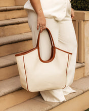 Load image into Gallery viewer, Alexandra Tote Bag - Canvas/Tan
