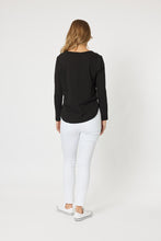 Load image into Gallery viewer, Les Copines L/S TShirt Black
