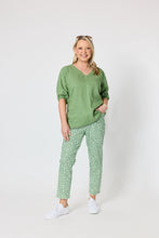 Load image into Gallery viewer, Anna Linen Top Fern

