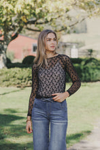 Load image into Gallery viewer, Knox Lace long Sleeve Black
