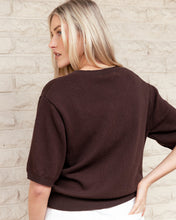 Load image into Gallery viewer, Lilia SSLV Knit Chocolate
