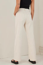Load image into Gallery viewer, Billie Ivory Wide Leg Jean Ivory
