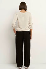 Load image into Gallery viewer, Afternoon Natural Relaxed V Neck Knit Jumper
