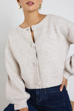 Load image into Gallery viewer, Authentic Oat Marl Chunky Cardi
