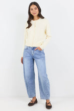 Load image into Gallery viewer, Autograph Butter Fine Gauge Crewneck Cardigan
