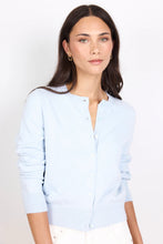 Load image into Gallery viewer, Autograph Ice Blue Fine Gauge Crewneck Cardigan
