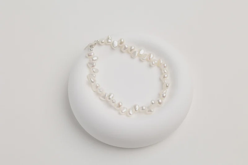 SS Freshwater Pearl Bracelet Natural