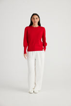 Load image into Gallery viewer, Domenica Knit Top: Red
