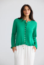 Load image into Gallery viewer, Lorrie Frill Cardigan Jade
