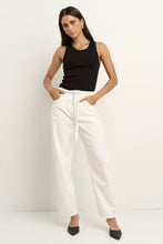 Load image into Gallery viewer, Campus Barrel Jeans Ecru
