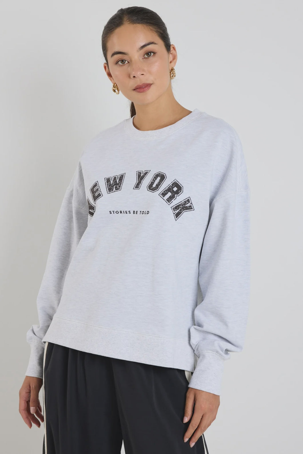 Club Snow Marle NY Printed Sweatshirt