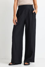 Load image into Gallery viewer, Guardian Black Linen Pant
