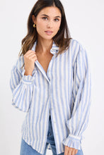 Load image into Gallery viewer, Connection Blue Strip Shirt
