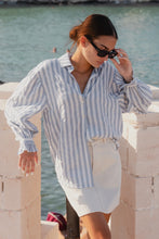 Load image into Gallery viewer, Connection Blue Strip Shirt
