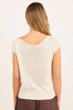 Load image into Gallery viewer, Cultivate Natural Off Shoulder Sleeveless Top / Natural
