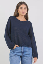 Load image into Gallery viewer, Dawn Ink Crochet Knit Jumper

