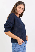 Load image into Gallery viewer, Dawn Ink Crochet Knit Jumper

