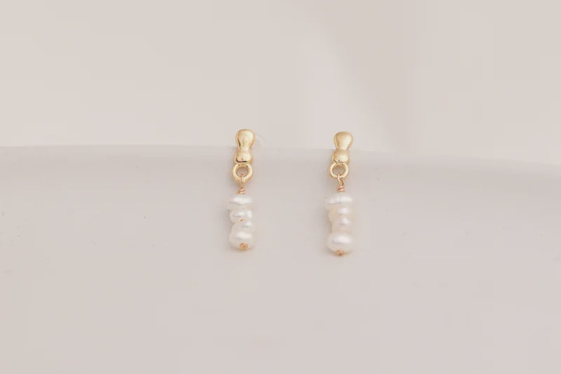 SS Freshwater Pearl Earring(437)