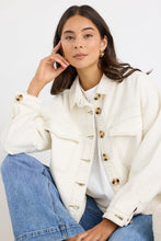 Load image into Gallery viewer, Echo Ecru Patch Pocket Denim Jacket / Ecru
