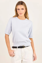 Load image into Gallery viewer, Edition Ice Blue Crewneck Cashmere Knit Tee
