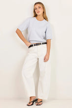 Load image into Gallery viewer, Edition Ice Blue Crewneck Cashmere Knit Tee
